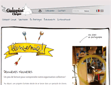 Tablet Screenshot of galapiat-cirque.fr